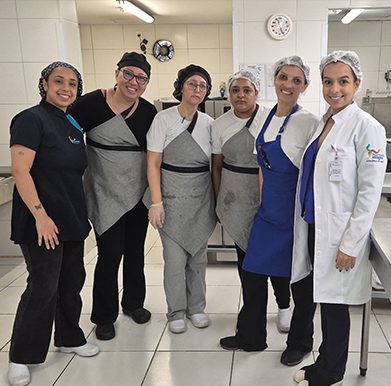 Equipe de Nutrição em Clínica de Transição